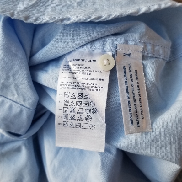 NWOT Tommy Hilfiger classic fit XXS button down - Picture 3 of 7